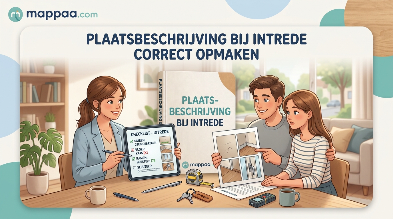 Inspectie van een huurwoning bij intrede